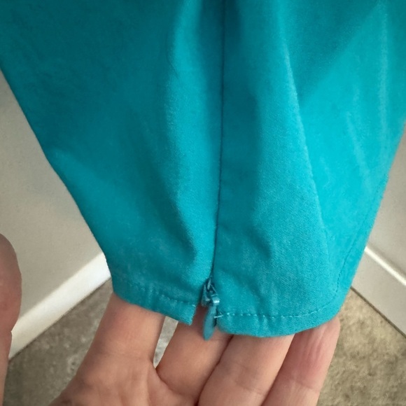 Talbots Full Frontal Crossover Sleeveless Blouse in Teal Size 20WP - Picture 6 of 6